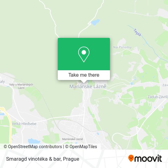 Карта Smaragd vinotéka & bar