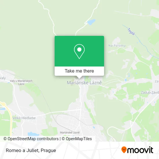 Карта Romeo a Juliet