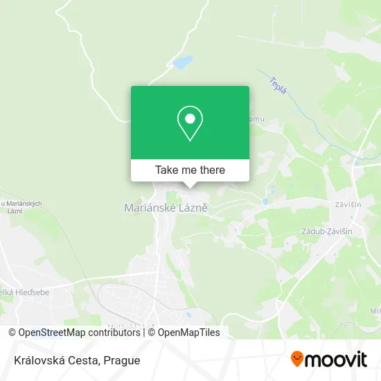 Карта Královská Cesta