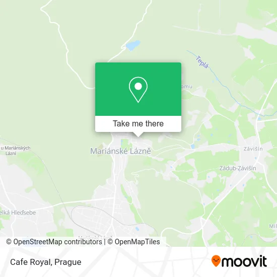 Карта Cafe Royal