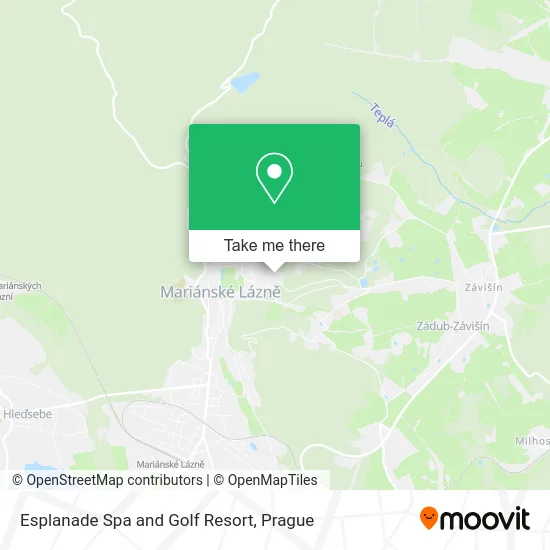 Карта Esplanade Spa and Golf Resort