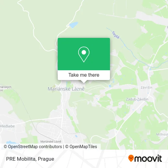 Карта PRE Mobilita