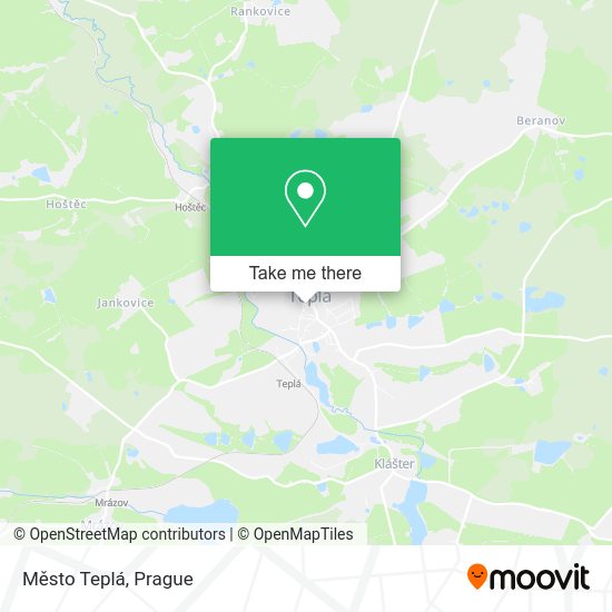 Карта Město Teplá