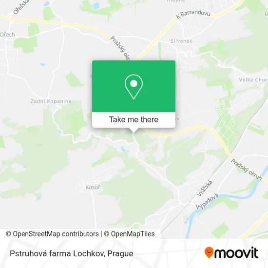 Карта Pstruhová farma Lochkov