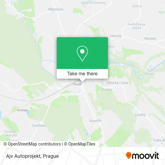 Карта Ajv Autoprojekt