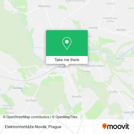 Карта Elektromontáže-Novák
