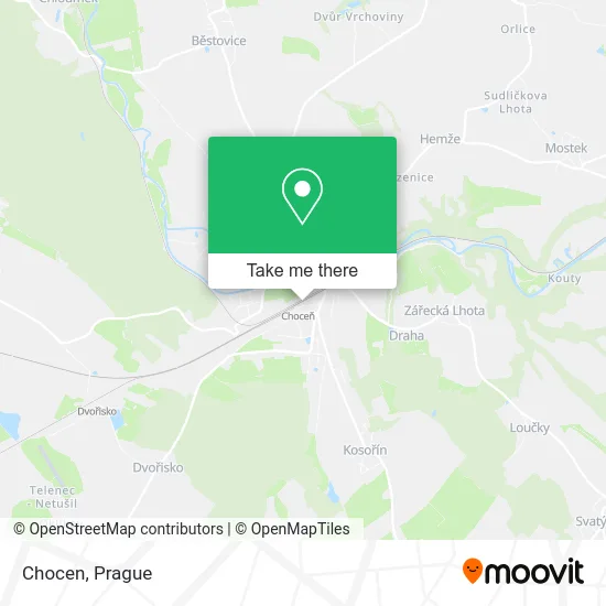 Карта Chocen