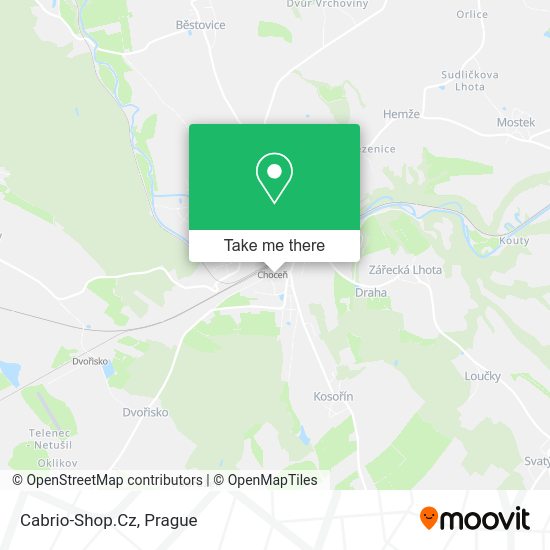 Карта Cabrio-Shop.Cz