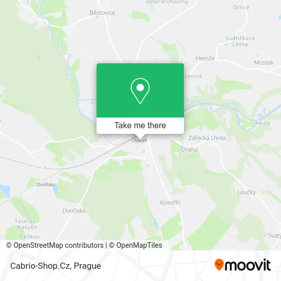 Карта Cabrio-Shop.Cz