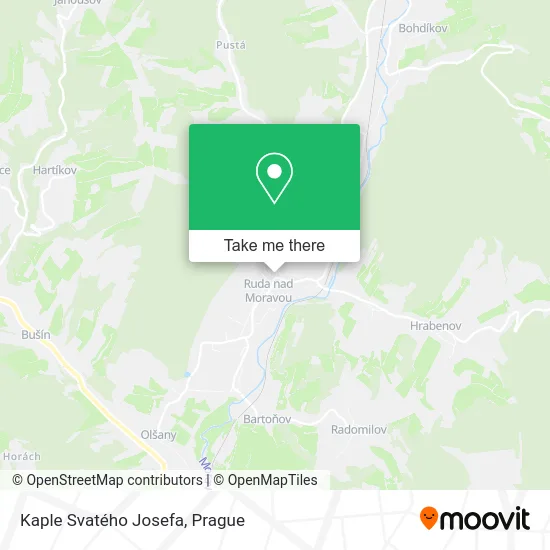 Карта Kaple Svatého Josefa