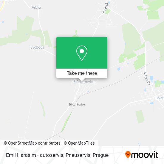 Карта Emil Harasim - autoservis, Pneuservis