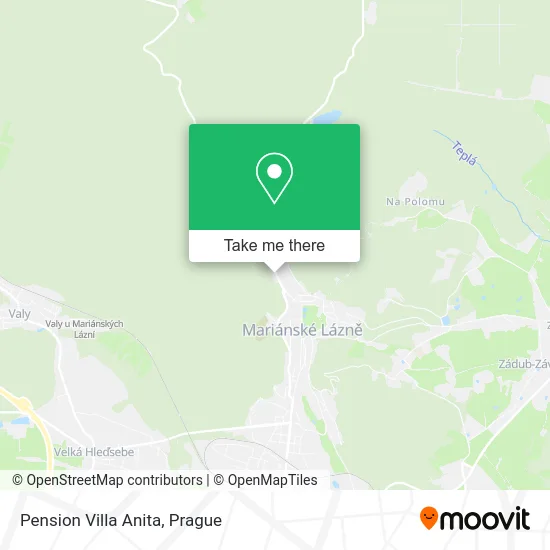 Карта Pension Villa Anita