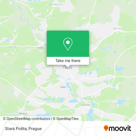 Карта Stará Pošta