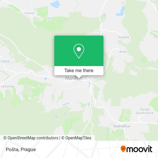 Карта Pošta