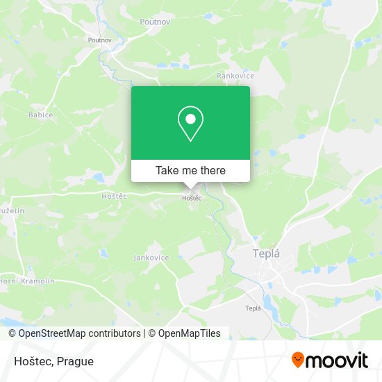 Карта Hoštec