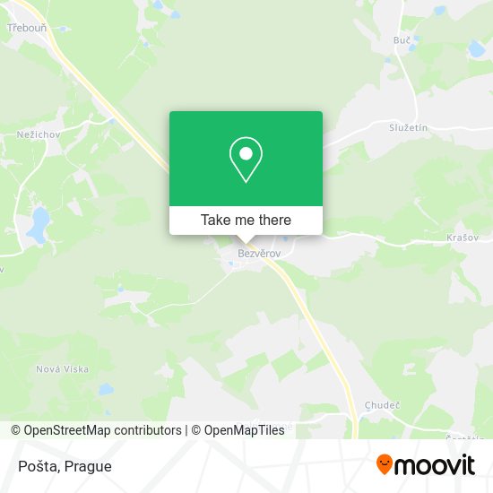 Карта Pošta