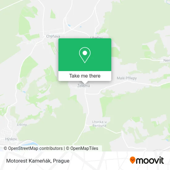 Карта Motorest Kameňák