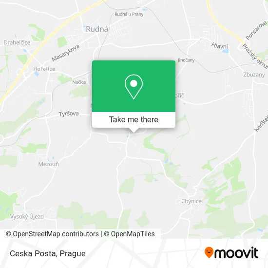 Карта Ceska Posta