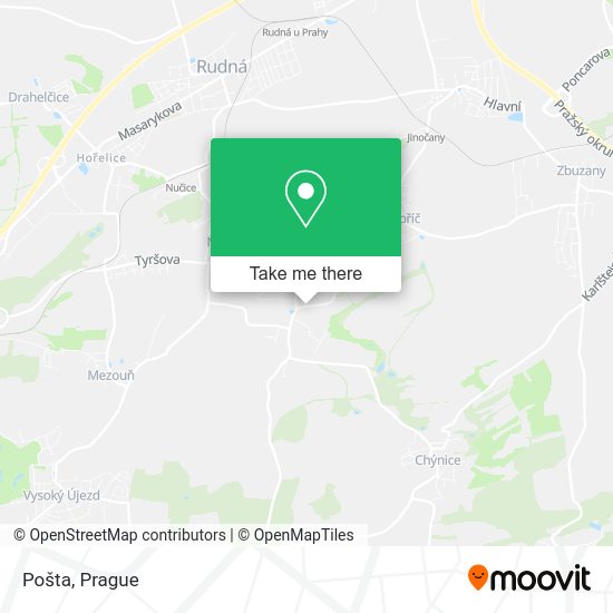 Карта Pošta