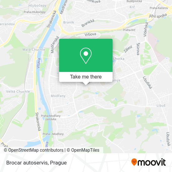 Карта Brocar autoservis