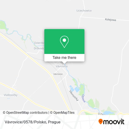 Карта Vávrovice/0578/Polsko