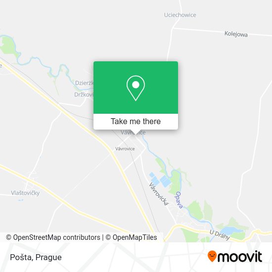 Карта Pošta