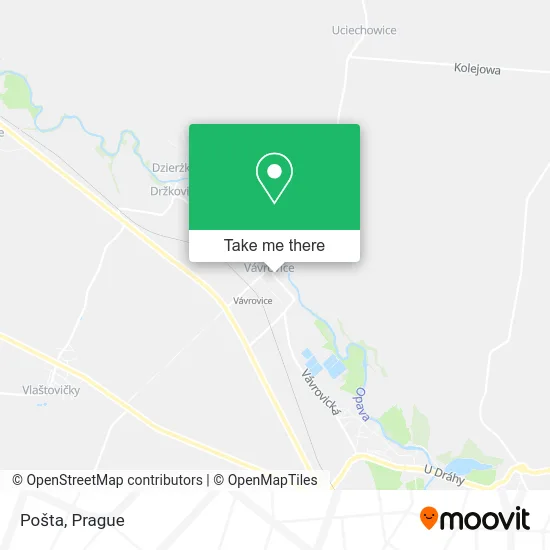 Карта Pošta