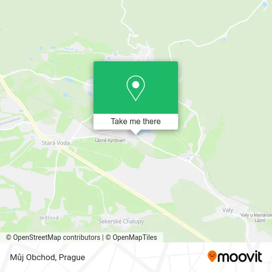 Карта Můj Obchod