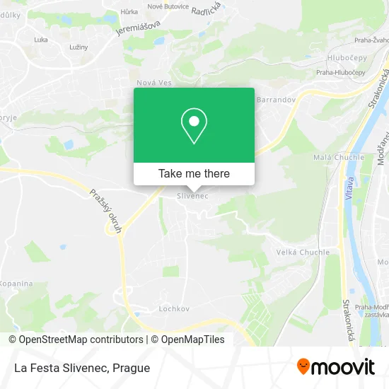La Festa Slivenec map