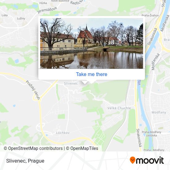 Карта Slivenec