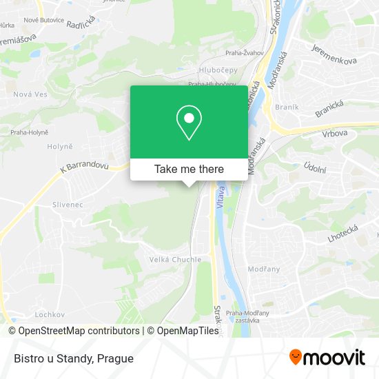 Карта Bistro u Standy