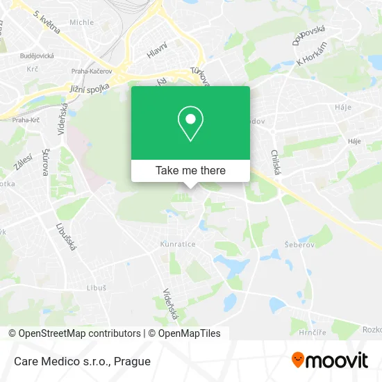 Карта Care Medico s.r.o.