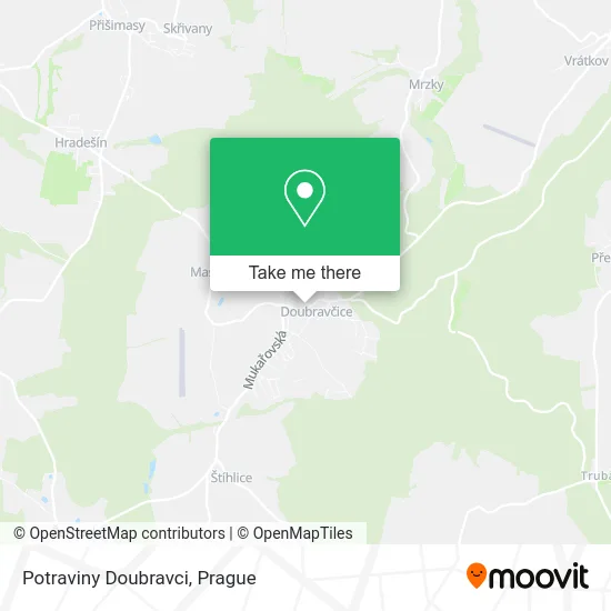 Карта Potraviny Doubravci