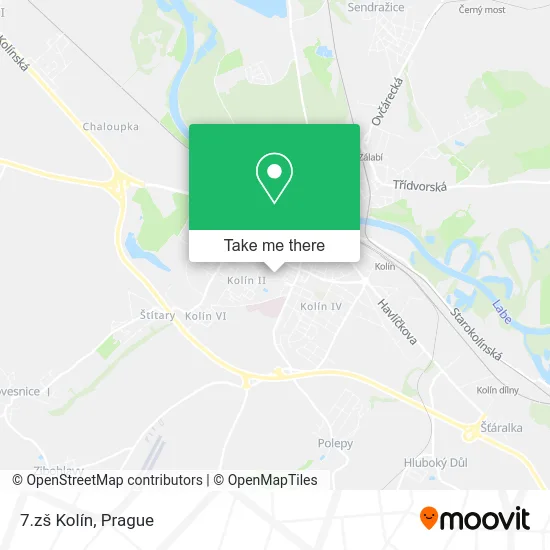 Карта 7.zš Kolín