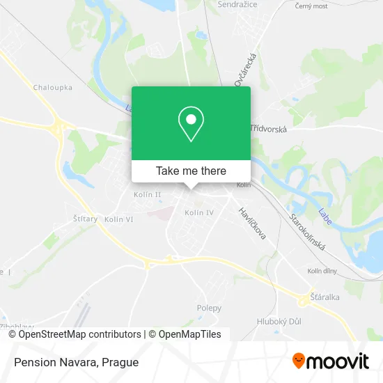 Карта Pension Navara
