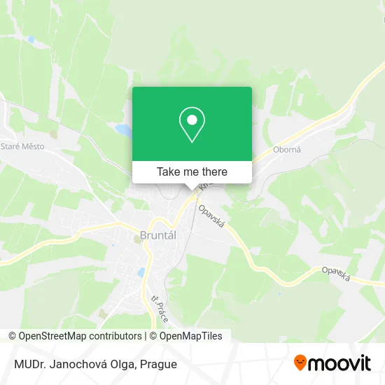 Карта MUDr. Janochová Olga