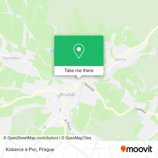 Карта Koberce a Pvc