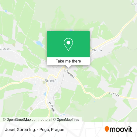 Карта Josef Gorba Ing. - Pego