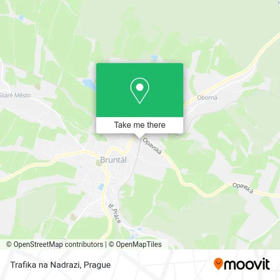 Карта Trafika na Nadrazi