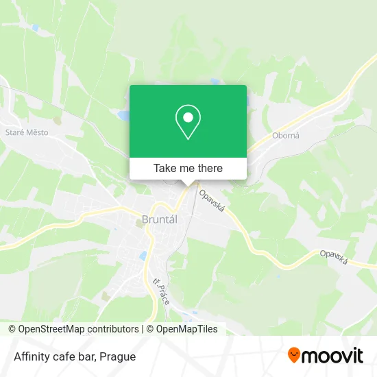 Карта Affinity cafe bar