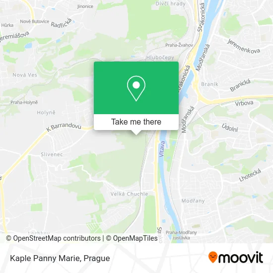 Карта Kaple Panny Marie