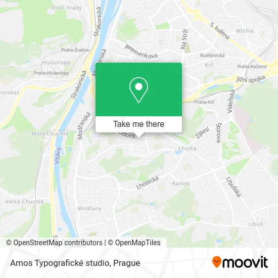 Карта Amos Typografické studio