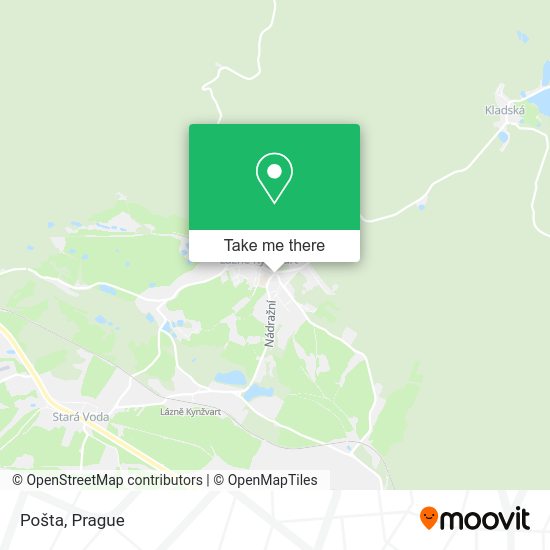 Карта Pošta