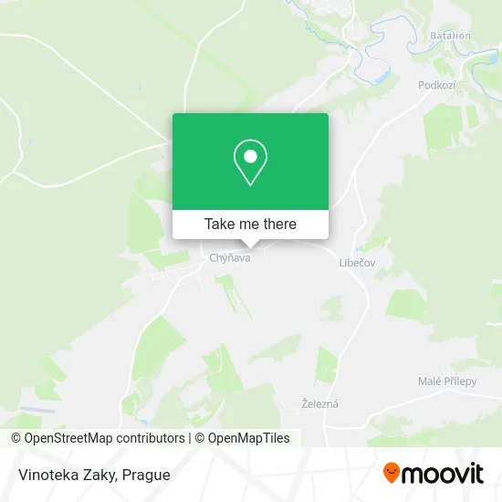 Карта Vinoteka Zaky