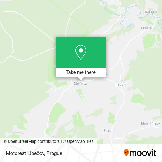Карта Motorest Libečov