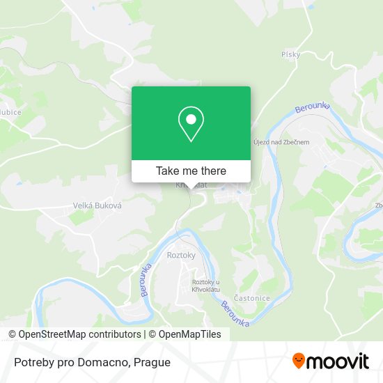 Карта Potreby pro Domacno