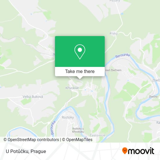 Карта U Potůčku