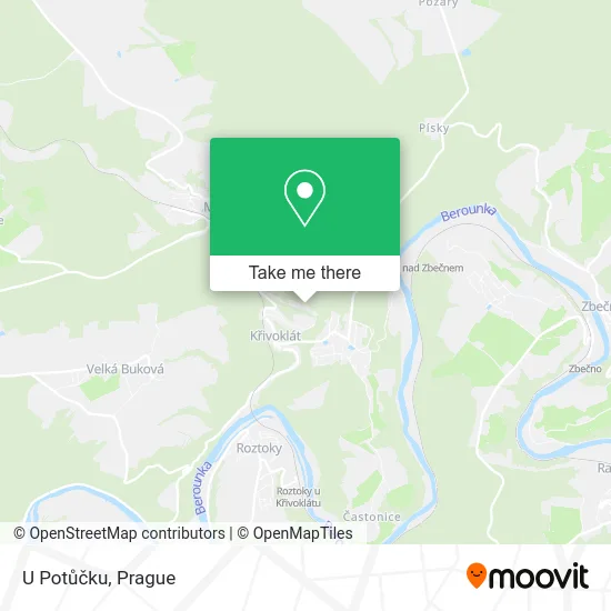 Карта U Potůčku