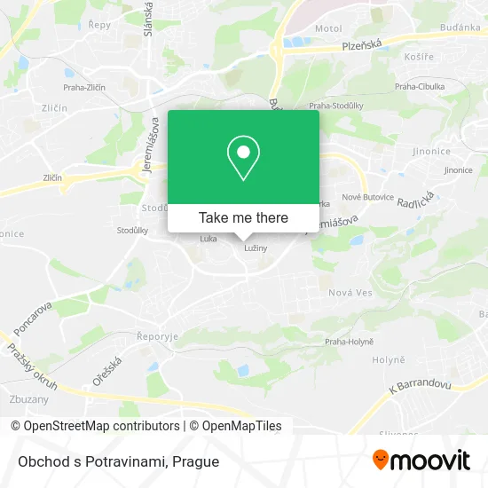 Карта Obchod s Potravinami