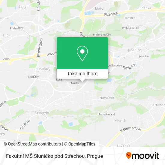 Fakultní MŠ Sluníčko pod Střechou map